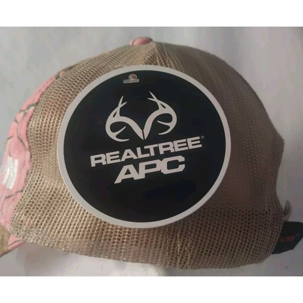 EATON Power RealTree Pink Camouflage Adjustable Snapback  Mesh Back Hat/Cap-NEW!